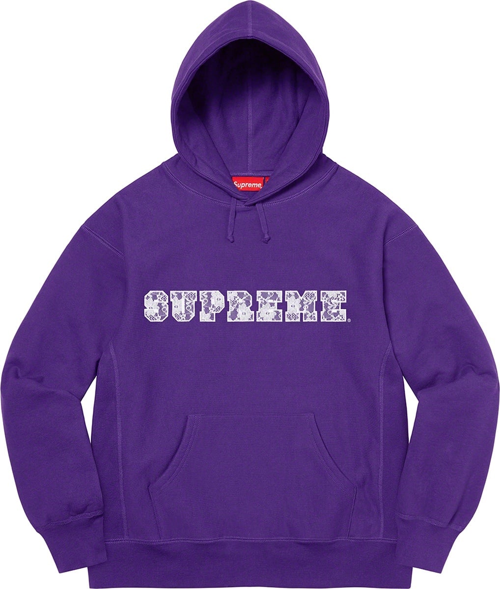 Lace Hooded Sweatshirt view 5